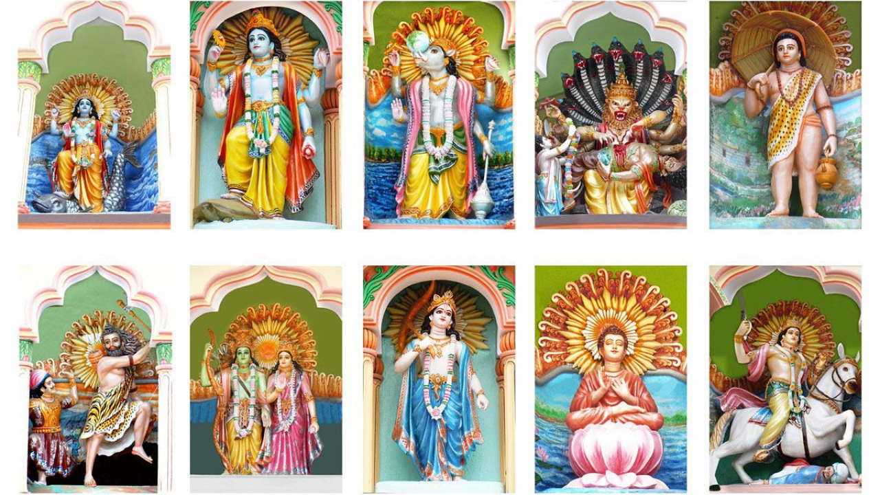 DASHAVATAR - TEN INCARNATIONS OF LORD VISHNU